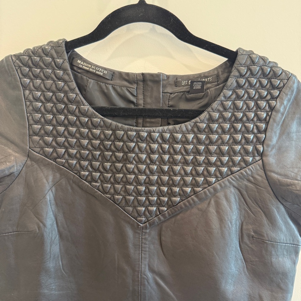 Maison Scotch Leather blouse - Picture 2 of 8